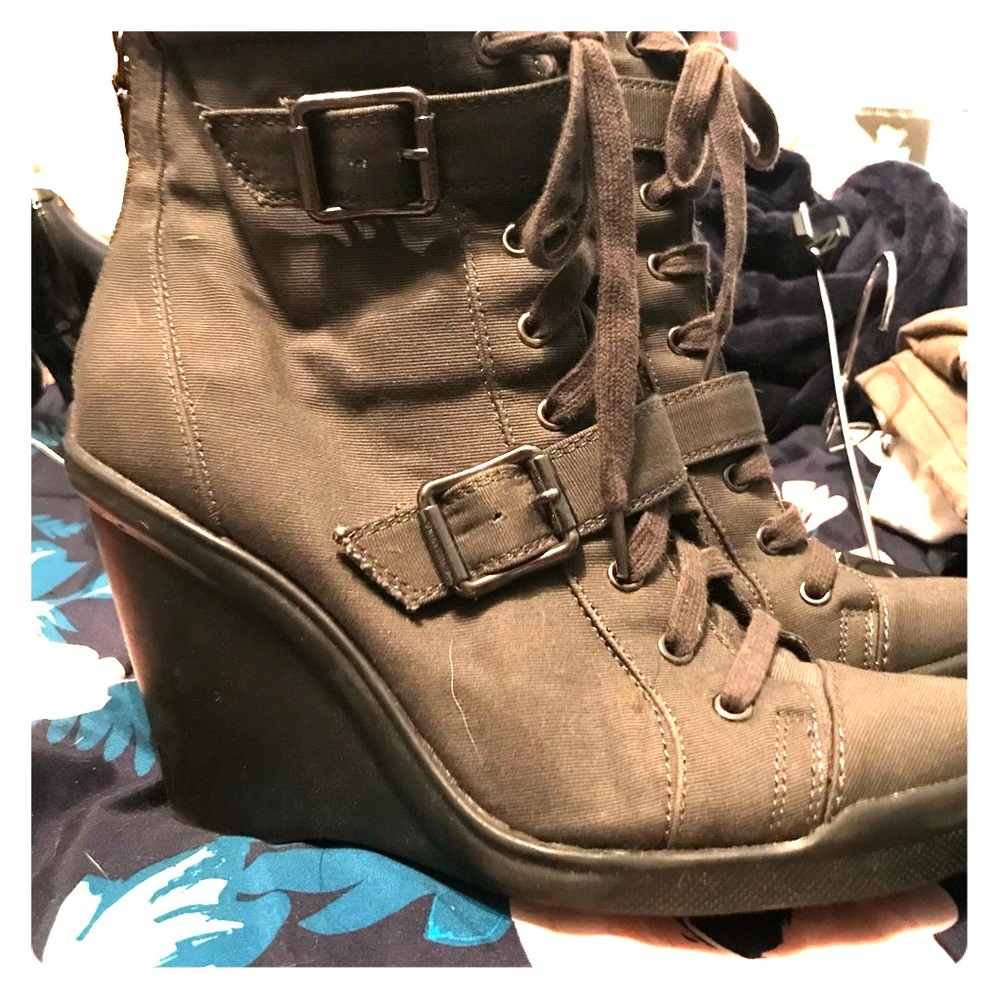 Vera Wang wedge booties
